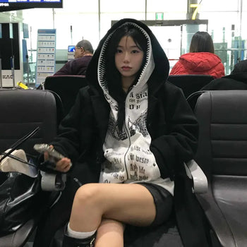 Voluminous Hooded Fur-Trimmed Long Padded Coat