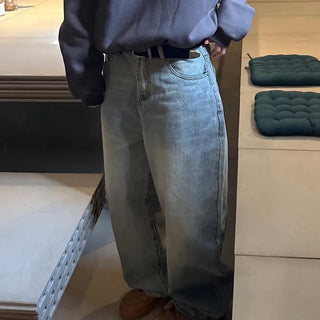 [UNISEX] Weni Wide Denim Pants