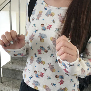Bebe brushed fleece t-shirt