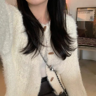 Moren Boucle Toggle Knit Cardigan