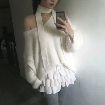 knit tiered skirt