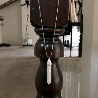 long tassel necklace