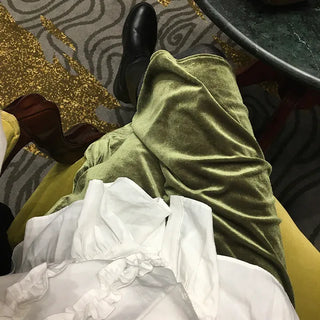 Saint Velvet Midi Skirt
