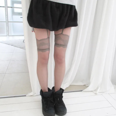 Sheer garter stockings (3 colors)