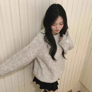 Cozy Boucle Round Knit