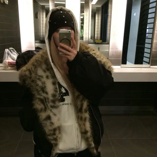 Leopard Fur Jumper