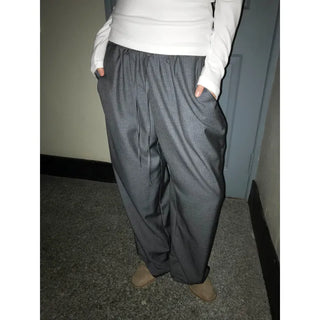 Striped Elastic Pants (2 colors)