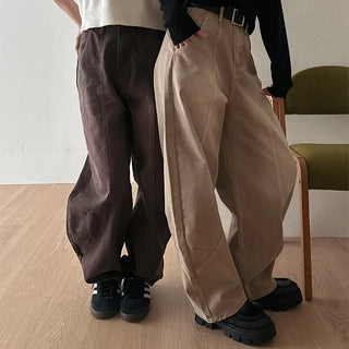 Move Curved Wide Pants