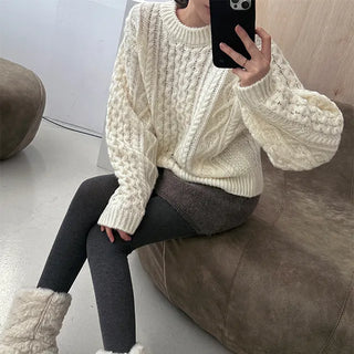 Pia Mohair Round Knit