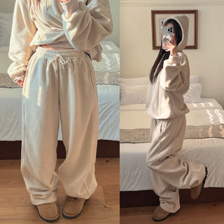 Delition Fleece Banding Wide Pants
