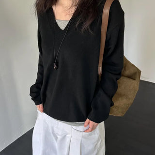 [MADE] Linda V-neck Knit