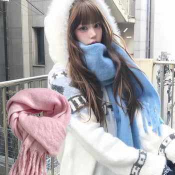 Aqua Pokdak Pastel Muffler (2 colors)