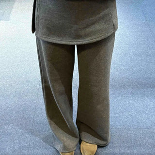 Wrap Skirt Long Training Layered Pants