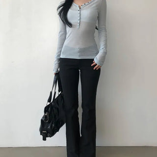 Cloud Less T | Cloud Button T-shirt