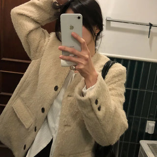 Harness wool jacket