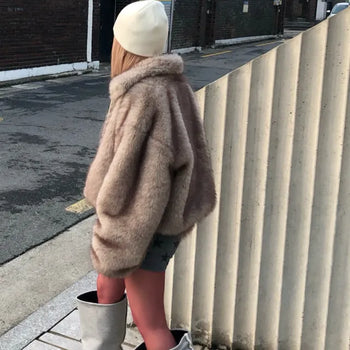 Motor Fox Fur Jacket