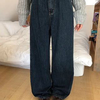 Manati Hidden Elastic Denim Long/Normal/Inner Elastic Jeans/Fleece-lined Jeans