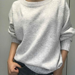 Daily Loose Fit Round Knit