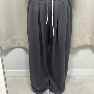 Daily Double Pintuck Elastic Waist Wide Training Pants