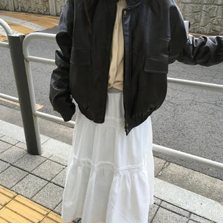*Special Feature/Warm* Dui Peach Long Skirt