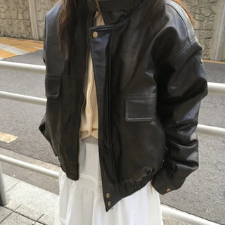 *High Quality/Owner's Pick* Sheepskin Leather Jacket