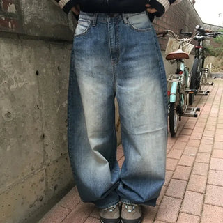 Circle Wide Mega Denim