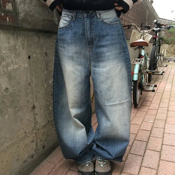 Circle Wide Mega Denim