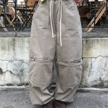 *Special Price/High Quality* Double Knee Cargo Wide Pants
