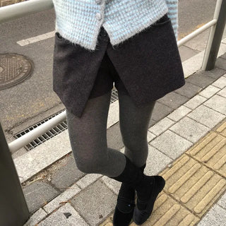 *Muand* Loop Skirt Pants