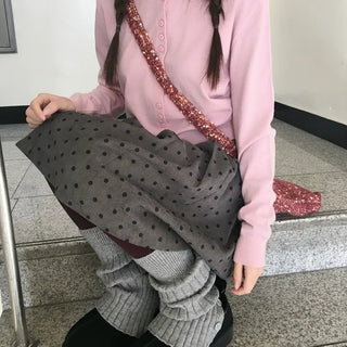 Point button cardigan
