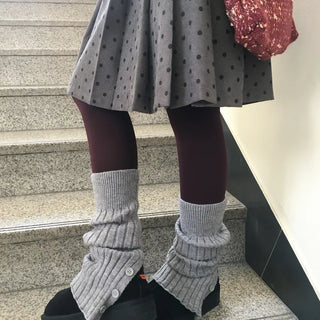 Rhythm button leg warmers