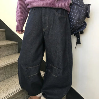 Katachi Double Denim Wide Pants