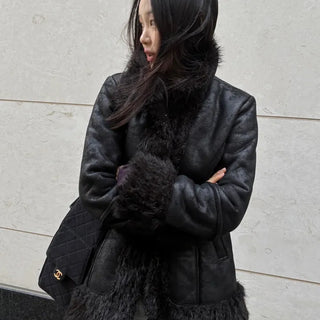 shearling jacket Pintermood shearling jacket