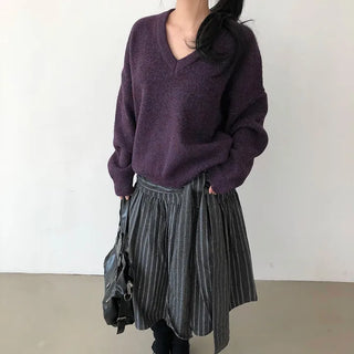 Lazy Knit | Lazy V-neck Knit