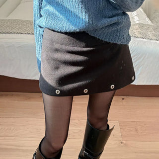Pater eyelet skirt