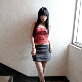 low rise skirt pants