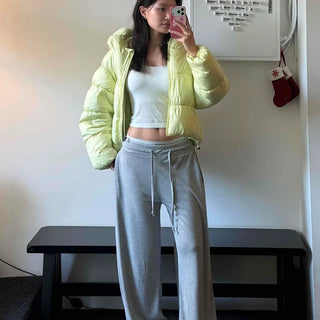 Relaxed Elastic Waist Wide Fit Training Pants