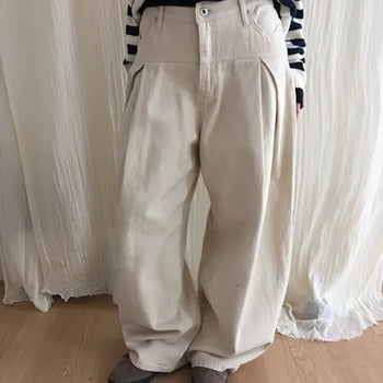 Fleece-lined Swing Wide Balloon Pants