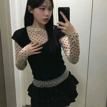 Terry Round Short Sleeve Knit