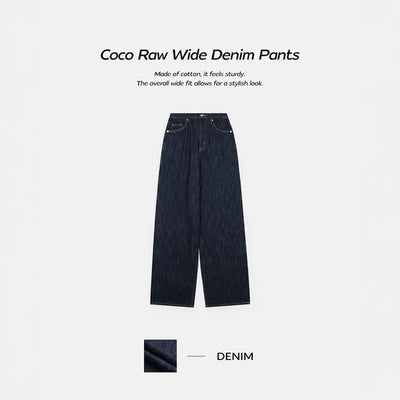 Coco Raw Wide Denim Pants