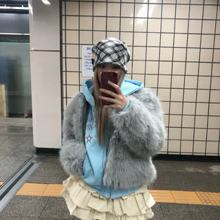hood fur jacket