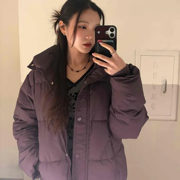 Bumper Oversized Hooded Short Padded Jacket