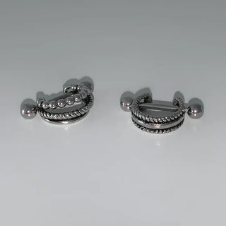 (2 types) Layered Cuff Helix Piercing