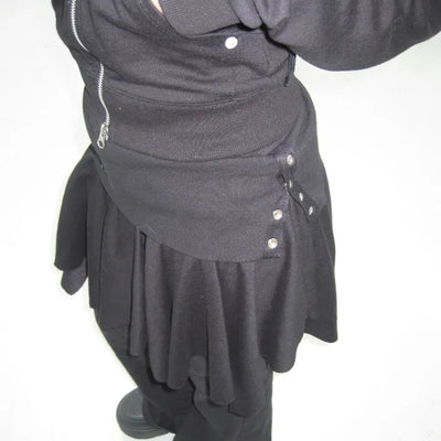 *MD's Favorite* Folding Layered Asymmetrical Skirt