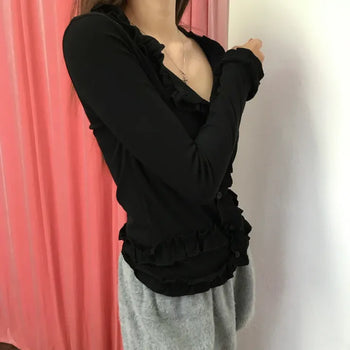 LILY FRILL RIBBED CD
