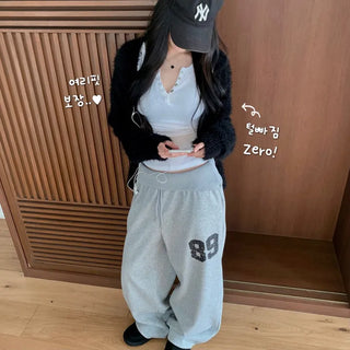 [No Shedding/Delicate] Fur Knit Basic V-Neck Cardigan
