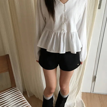 *Mu&D* Moi Flare Blouse