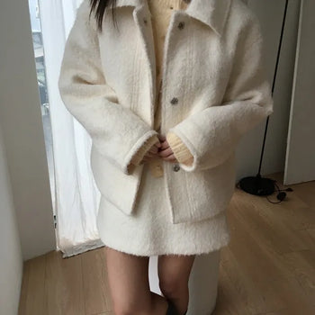 Snow Back Elastic Skirt
