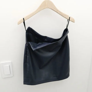 leather skirt