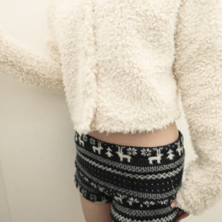 nordic knit shorts